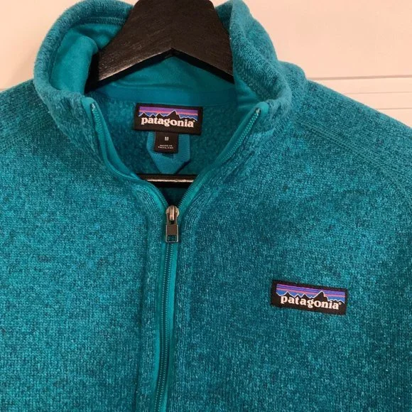 Patagonia Womens Better Sweater Jacket Teal